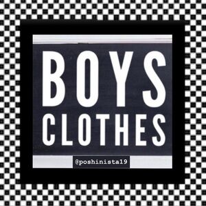 Boys Clothes Sign